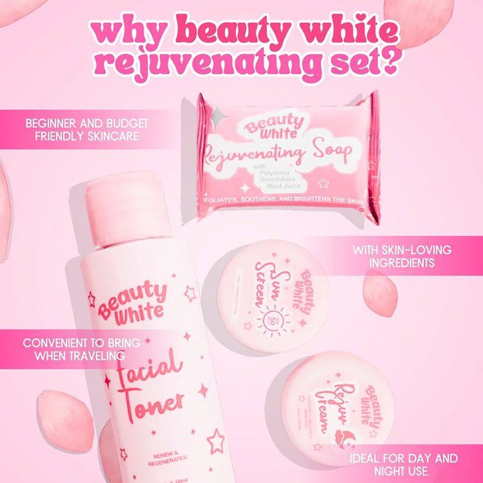 YOU GLOW BEAUTY WHITE SET