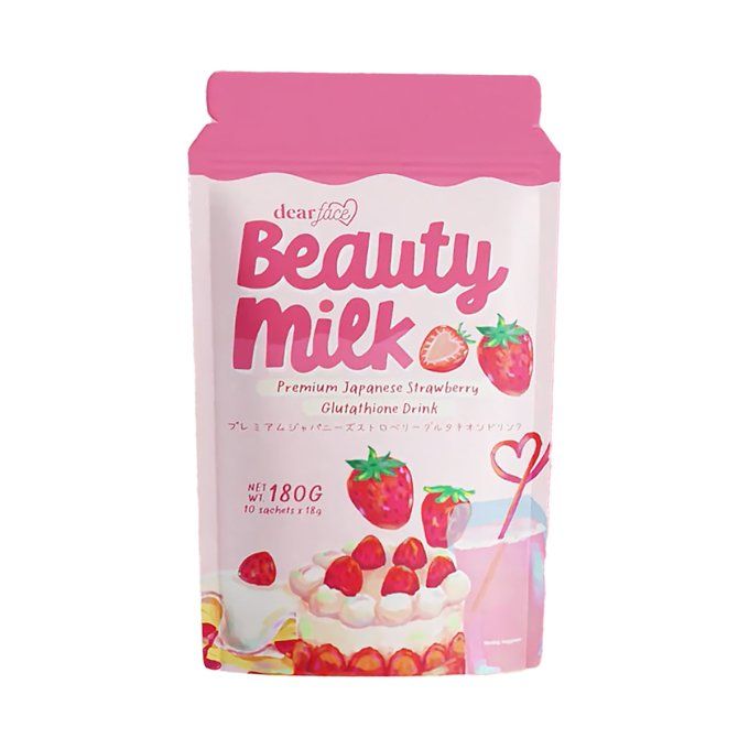 DEAR FACE BEAUTY MILK STRAWBERRY