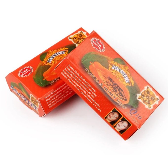 ASANTEE-PAPAYA HONEY SOAP 125g