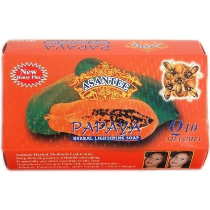 ASANTEE-PAPAYA HONEY SOAP 125g