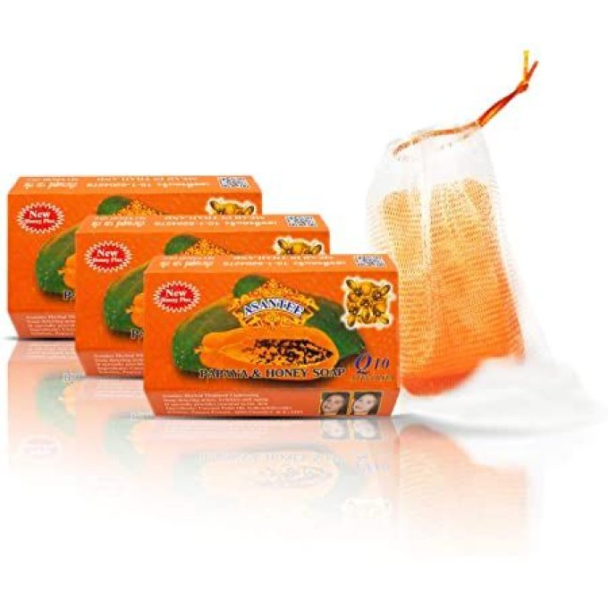 ASANTEE-PAPAYA HONEY SOAP 125g